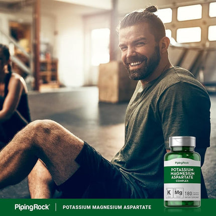Piping Rock Potassium Magnesium Aspartate Complex | 180 Capsules | Non-GMO, Gluten Free Supplement | by