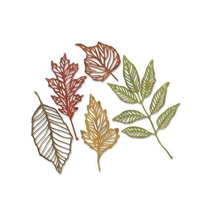 Sizzix Thinlits Die Funky Foliage