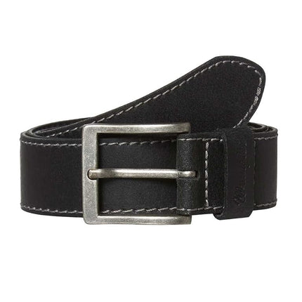 Wrangler Men's Basic Stitched Belt, Black, 40cm (M