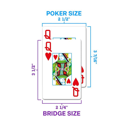 Copag Poker Size Jumbo Index 1546 Playing Cards (Blue Red Setup)