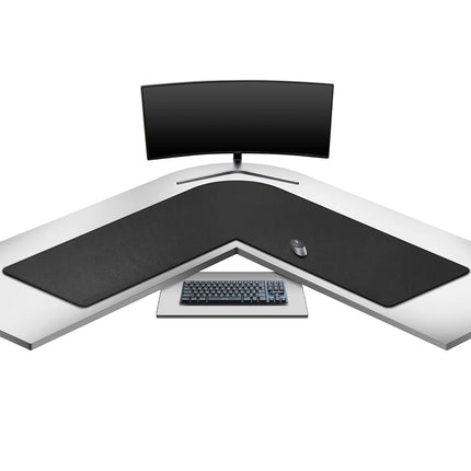 Mydours 53"x53"x16" L Shaped Office Mat, Full Desk