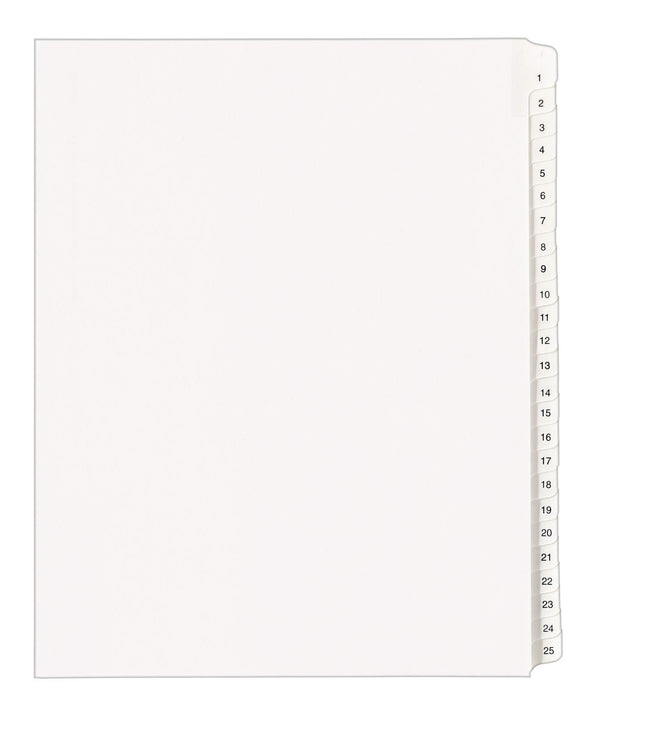 Avery Collated Legal Dividers Allstate, Letter Siz