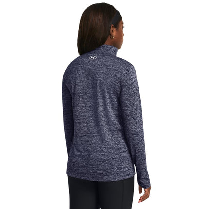 Under Armour Women's Tech 1/2 Zip Twist T-Shirt Navy/White M M