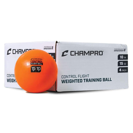 CHAMPRO 10" CONTROL FLIGHT BALL, 4PK