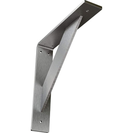Ekena BKTM02X10X10TRSS 2-Inch Width x 10-Inch Depth x 10-Inch Height Traditional Bracket - Stainless Steel