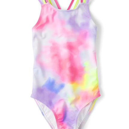 Maillot de bain une pièce The Children's Place pour filles, Teintures, Très petit