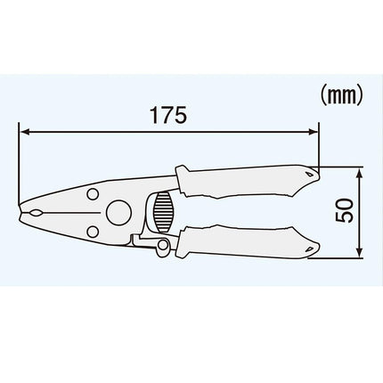Engineer Pro quality precision wire strippers for very thin gauge wire (awg20 awg22 awg24 awg26 awg28 awg30 awg32 awg34). pa-14