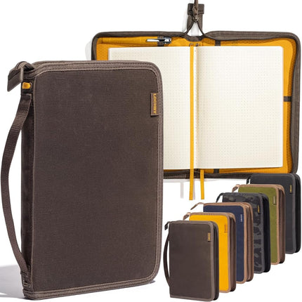 LOCHBY Field Folio A5 | Zipper Journal Notebook Co