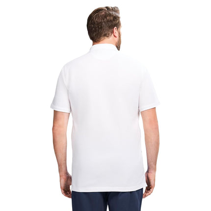 Izod Men's Big and Tall Advantage Performance Short Sleeve Polo Shirt, Bright White, XL
