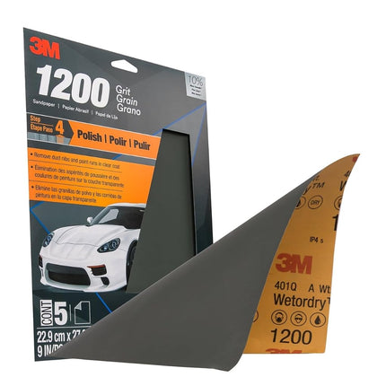 3M 32022 Imperial Wetordry 9" x 11" 1200 Grit Sheet