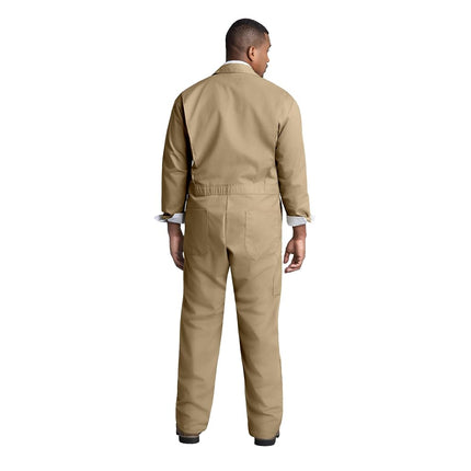 Red Kap Men's Twill Action Back Coverall, Khaki, 56