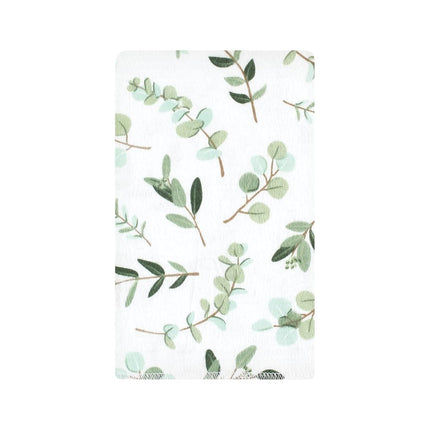 Bavoirs en flanelle de coton unisexe Hudson Baby, motif eucalyptus, lot de 10, taille unique