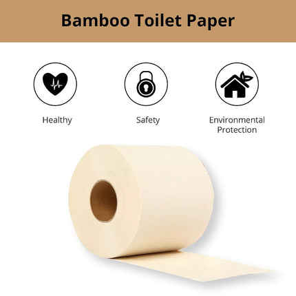 Elvissmart Ultra Soft Bamboo Toilet Paper, 200 Sheets/Roll-3600 Total Bath Tissue