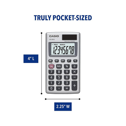 Casio Inc. HS8VA Standard Function Calculator