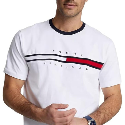 Tommy Hilfiger Men's Regular Fit Flag Embroidered 