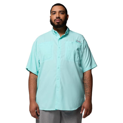 Chemise manches courtes Tamiami II grande taille pour homme Columbia, Gulf Stream, 2TG, Gulf Stream, 2XT