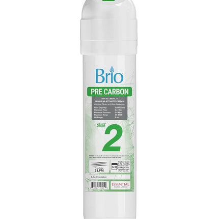 Brio MIGACQ Water Filter, Polypropylene, White