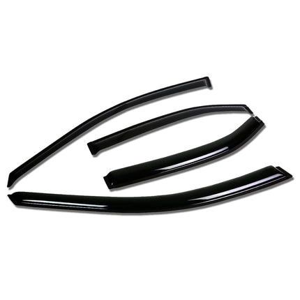 DNA Motoring WVS-T2-0076 Dark Smoke Vent Window Vi