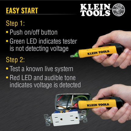 Klein Tools 80113 Tradesmen Backpack Kit with 39-Pocket Tradesman Pro Tool Backpack and Non-Contact Voltage Tester Pen, 2-Piece