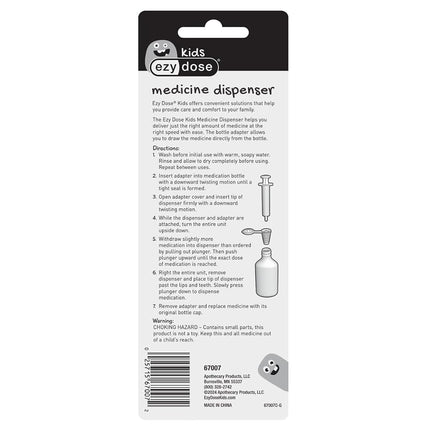Ezy Dose Kids Oral Syringe & Medicine Dispenser, 10 mL 2 TSP, BPA-Free