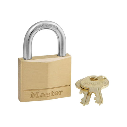 Master Lock 140D Solid Brass Keyed Different Padlo