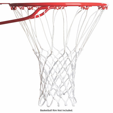 Champion Sports 5mm - 90gm - Basketball Net - Non-Whip Loops - Whiite