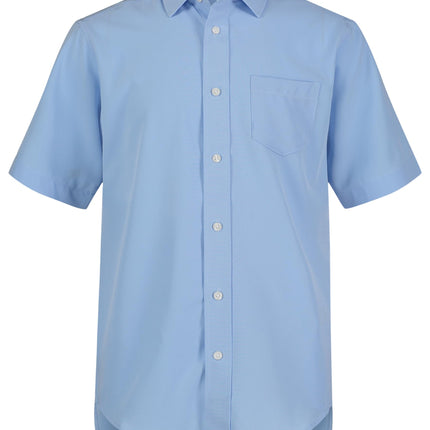 Nautica Boys' School Uniform Short Sleeve Button-D