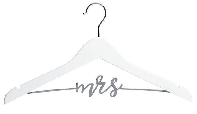 Pearhead Mrs. Wedding Dress Hanger for Bride to Be