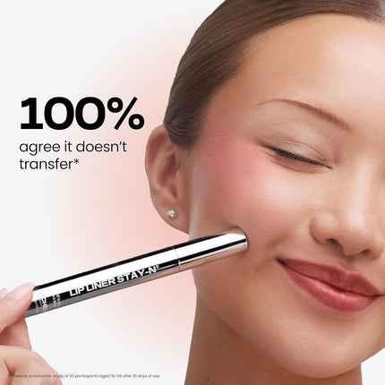 Sacheu Lip Liner - Stay - N - Peel Off Lip Liner Tattoo - Long Lasting Lip Stain Peel Off - Lip Pencil Infused with Hyaluronic Acid and Vitamin E - Suitable for All Skin Types - 02 MUAH-ve - 0.12 oz