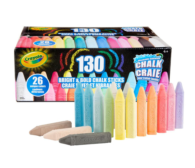 Crayola Washable Outdoor Sidewalk Chalk Collection