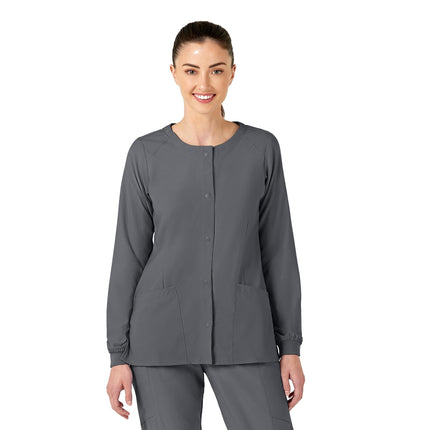 WonderWink 8155APEWTLG W123 Women's Crew Neck Warm