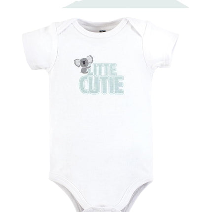 Lot de bodys en coton unisexe Hudson Baby, motif papa koala, 6-9 mois