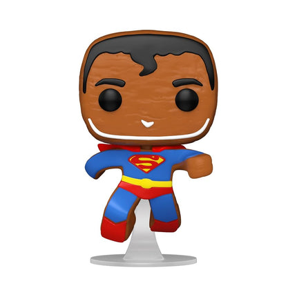 Funko POP! Heroes: DC Holiday - Superman - Gingerbread - DC Comics - Collectable Vinyl Figure - Gift Idea - Official Merchandise - Toys for Kids & Adults - Comic Books Fans