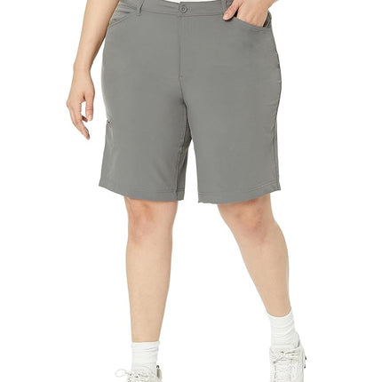 Dickies Women's Plus Cooling Bi-Stretch Shorts Work Utility Pants, Graphite, 20