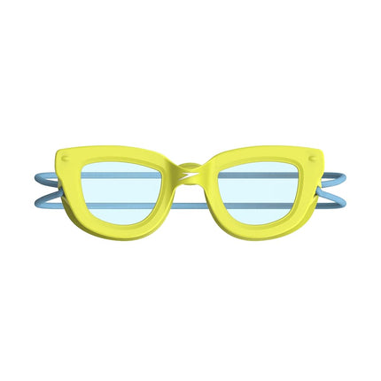 Speedo Unisex Child Swim Goggles Sunny G Ages 3-8 - Bitter Lemon/Celeste, One Size