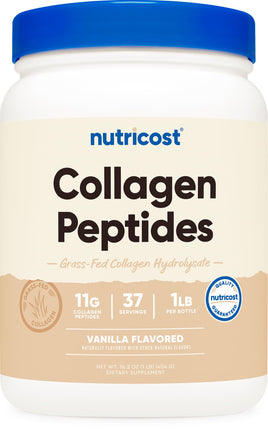 Nutricost Grass-Fed Collagen Powder Vanilla Flavor