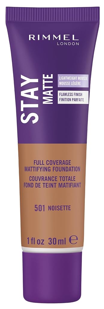 Rimmel Stay Matte Foundation, Noisette, 1 Fl Oz