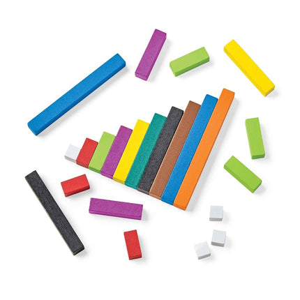 ETA hand2mind Cuisenaire Rods - 74 Piece Wood Introductory Set by ETA hand2mind