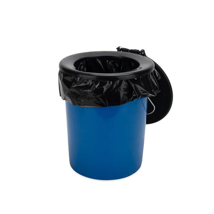 CAMCO Double Bag Design Portable Toilet Waste Bags, Black, Pack of 10 (41548)