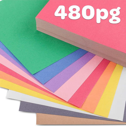 Crayola Construction Paper, 480 Count, 2-Packs of 240 Each, 10, Great for Arts & Crafts, Home or School Projects