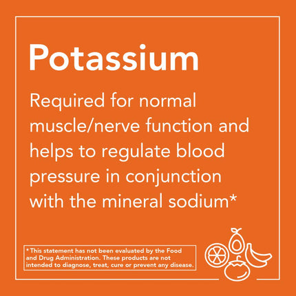 NOW Foods Potassium Citrate 99 Mg 180 Capsules (Pack Of 2)