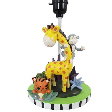 Fantasy Fields - Kids Table Lamp Bedside Light - Sunny Safari - Child Friendly Water-based Paint