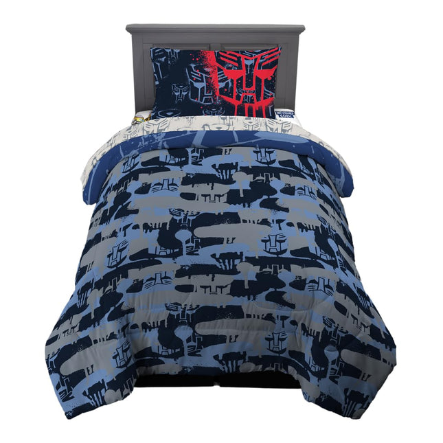 Franco Transformers Optimus Prime Super Soft Comforter and Sheet Set with Sham, 4 Piece Twin Size, (Official Licensed Product) Collectibles