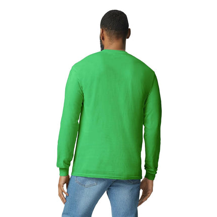 Gildan Men's Heavy Cotton Long Sleeve T-Shirt, Style G5400, 2-Pack, Irish Green, XXL (Pack of 2)