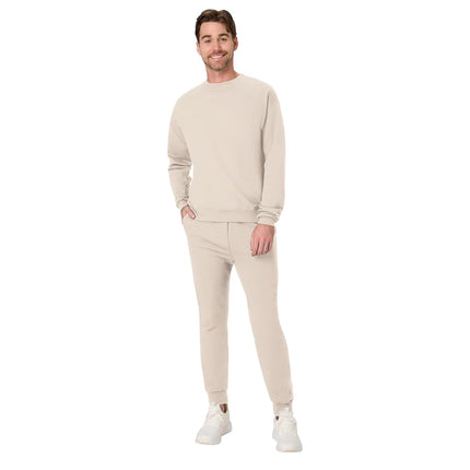 Hanes EcoSmart Jogger Sweatpants, Men's Midweight Fleece Lounge Pants, 30.5", Sand, 3X-Large