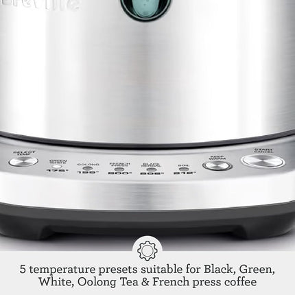 Bouilloire à température variable Breville BKE720BSS, 1,7 litre, acier inoxydable brossé