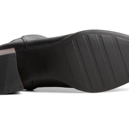 Sperry Women's Seaport Heel Boot, Black, 8.5 M US