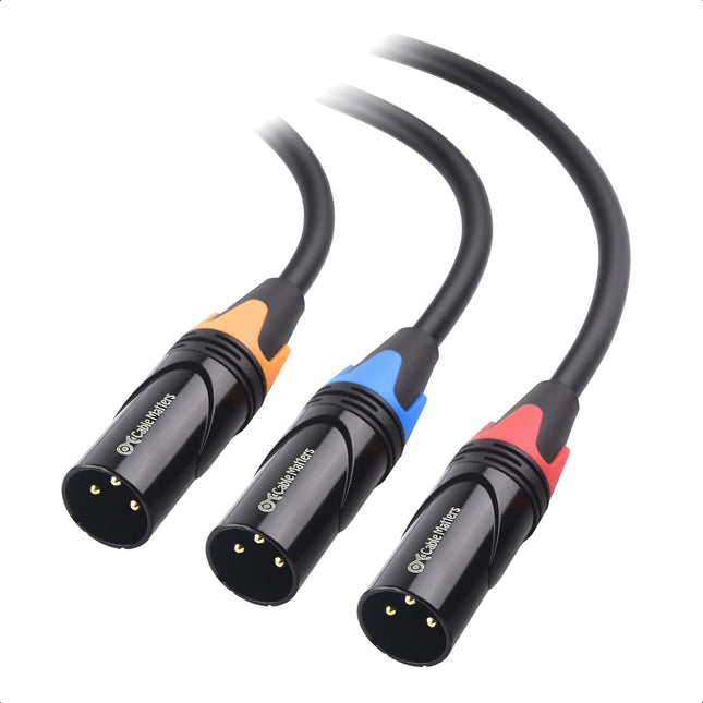 Cable Matters 3-Pack Color-Coded Premium Shielded 