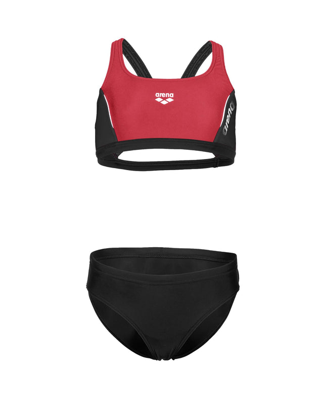 ARENA Unisex Kid's Thrice Bikini, Black-anguria-Wh