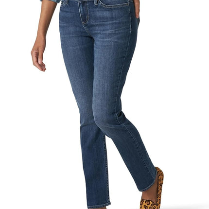 Lee Women's Regular Fit Straight Jeans, Seattle, 42 Lungo